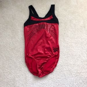 GK Simone Power Red Leotard